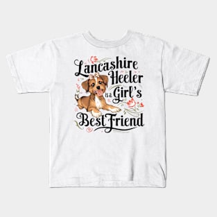 Lancashire Heeler is a girl's best friend Kids T-Shirt